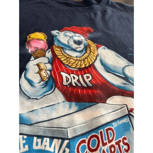 Hustle Gang  "Cold Hearts" Men's T-shirt size L - Picture 5 of 11